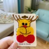  Kẹp Tóc, Trâm Cài Thêu Xmas 