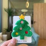  Kẹp Tóc, Trâm Cài Thêu Xmas 
