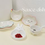  Đĩa Gia Vị Gốm Dễ Thương 