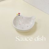  Đĩa Gia Vị Gốm Dễ Thương 