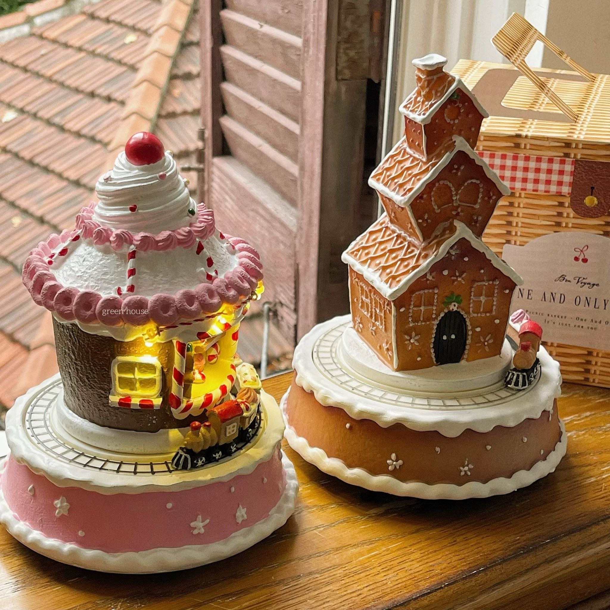  Hộp Nhạc Kem Cupcake Giáng Sinh 