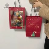  Túi Cửa Sổ Màu Đỏ Giáng Sinh 