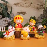  Bộ 5 Tượng Trang Trí Cầu Phúc Tây Du Ký 