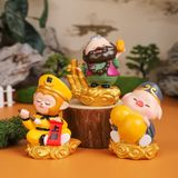  Bộ 5 Tượng Trang Trí Cầu Phúc Tây Du Ký 