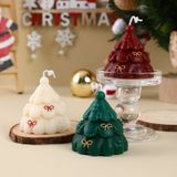  Nến Thơm Cây Thông Noel Kèm Nơ 