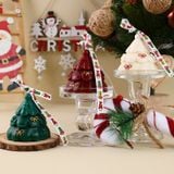  Nến Thơm Cây Thông Noel Kèm Nơ 