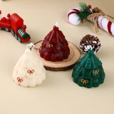  Nến Thơm Cây Thông Noel Kèm Nơ 