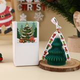  Nến Thơm Cây Thông Noel Kèm Nơ 