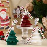  Nến Thơm Cây Thông Noel Kèm Nơ 