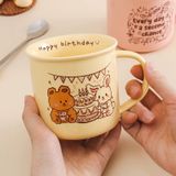  Cốc Gấu Nâu Happy Birthday 