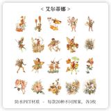  Set 60 Stickers Retro Angel 