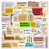  Set 50 Sticker Sổ Tay Tiếng Anh 