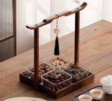  Khay Mứt Hạt Gỗ Óc Chó Nam Mỹ 