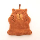  Khăn Lau Tay Nhung San Hô Capybara 