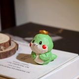  Tượng Khắc Gỗ Rắn Đội Thỏi Vàng 