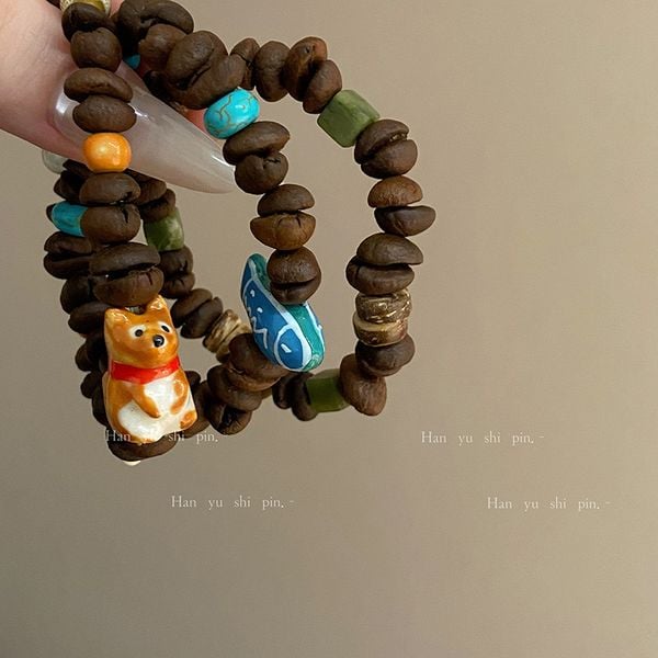  Vòng Tay Hạt Cafe 