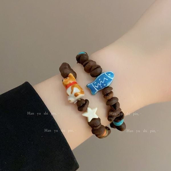  Vòng Tay Hạt Cafe 