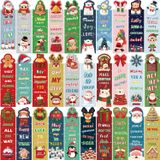  Set 30 Bookmark Giấy Giáng Sinh 