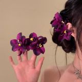  Kẹp Tóc Đôi Hoa Lan 