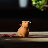  Tượng Gỗ Khắc Capybara 