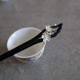  Trâm Cài Tóc Hoa Màu Bạc 