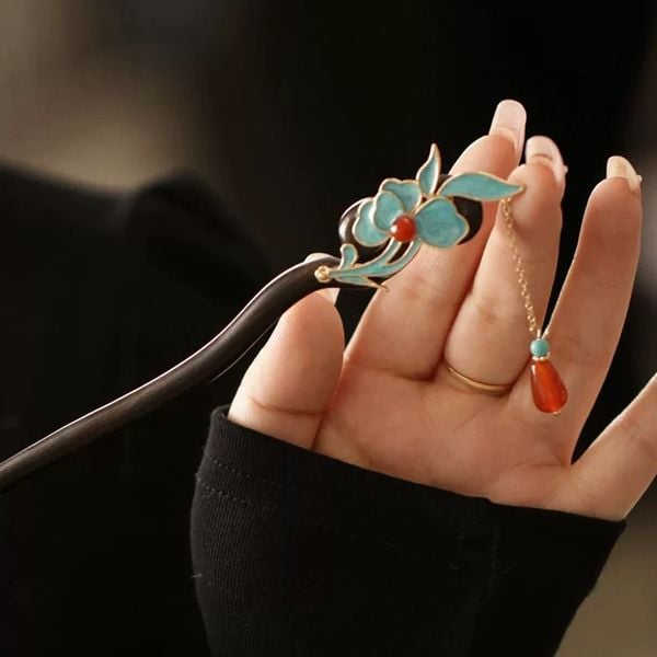  Trâm Cài Tóc Hoa Lá 