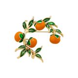 Cài Áo Quả Hồng Lá Xanh 