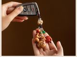  Móc Treo Túi Tiền Voi Chu Sa 
