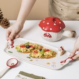  Đĩa Tay Cầm Nấm Đỏ 