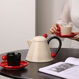  Bộ Hộp Quà Ấm Trà Gốm Retro 