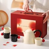  Bộ Hộp Quà Ấm Trà Gốm Retro 