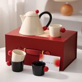  Bộ Hộp Quà Ấm Trà Gốm Retro 