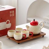  Bộ Ấm Táo Đỏ Kèm Khay 