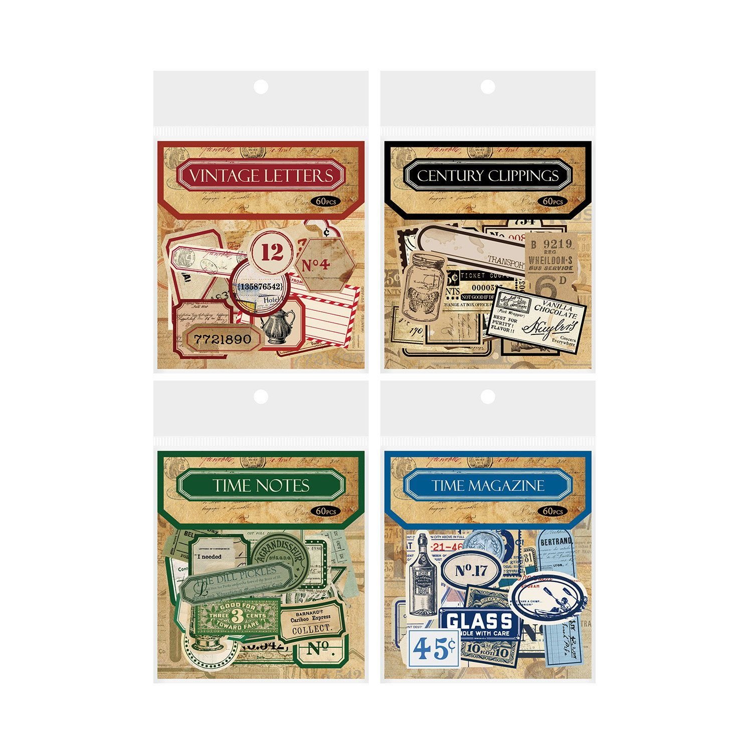  Sticker Retro Art 