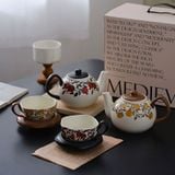  Ấm Trà Kèm Tách Phong Cách Cổ Xưa 