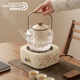  Bộ Trà Cụ Hoa Tử Đằng 
