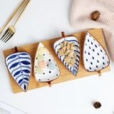  Set 4 Đĩa Lá Phong Cách Nhật Bản 