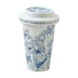  Cốc Cafe Kèm Nắp Chim Và Mèo Xanh 