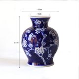  Bình Hoa Mận Trắng Vẽ Tay 