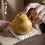  Ấm Trà Hoa Mai Bạch Kim 