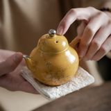 Ấm Trà Hoa Mai Bạch Kim 