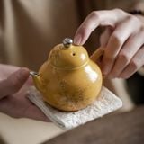  Ấm Trà Hoa Mai Bạch Kim 