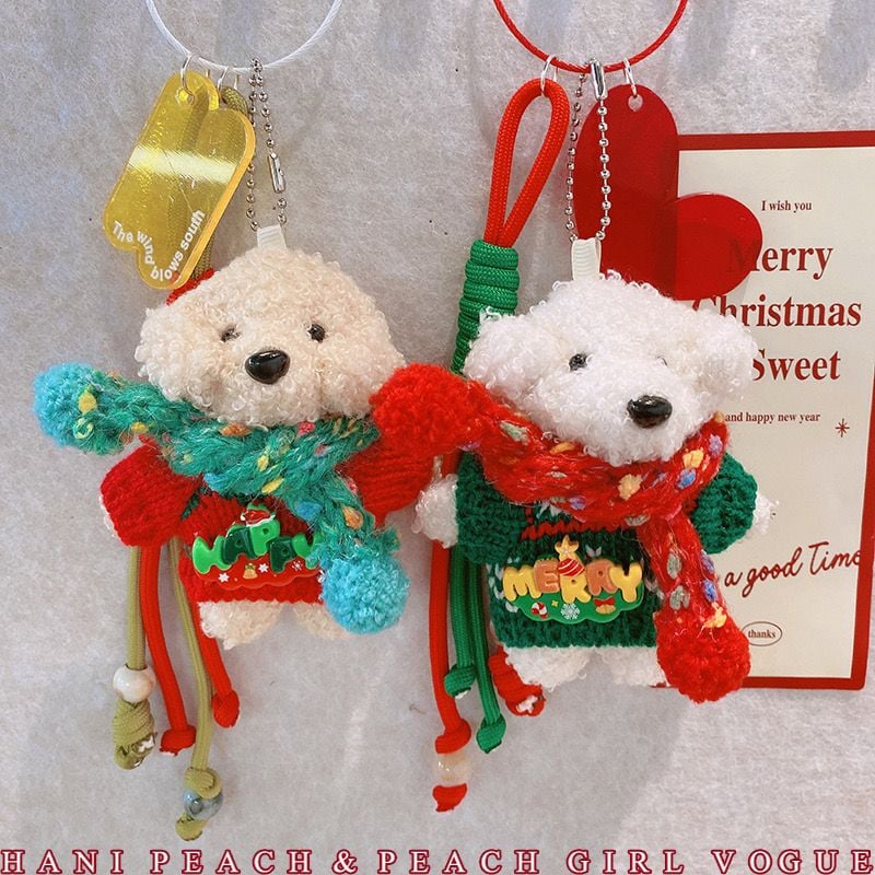  Móc Khoá Cún Christmas 