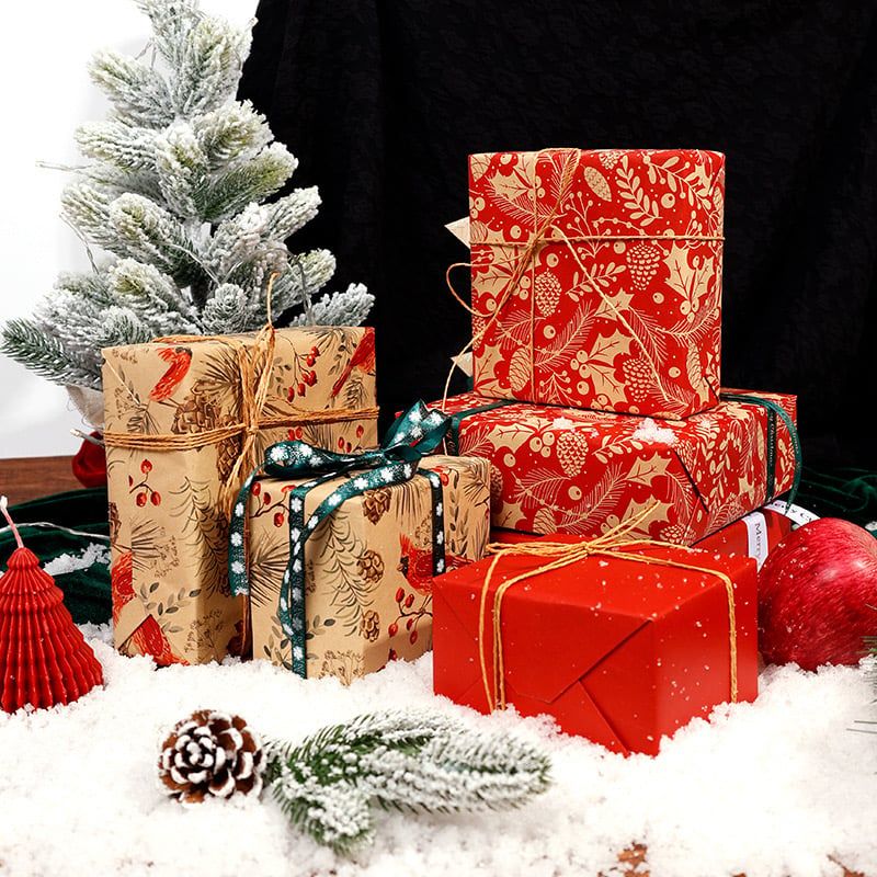  Giấy Gói Quà Giáng Sinh 43x300cm 