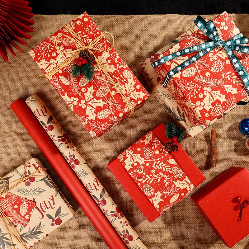  Giấy Gói Quà Giáng Sinh 43x300cm 