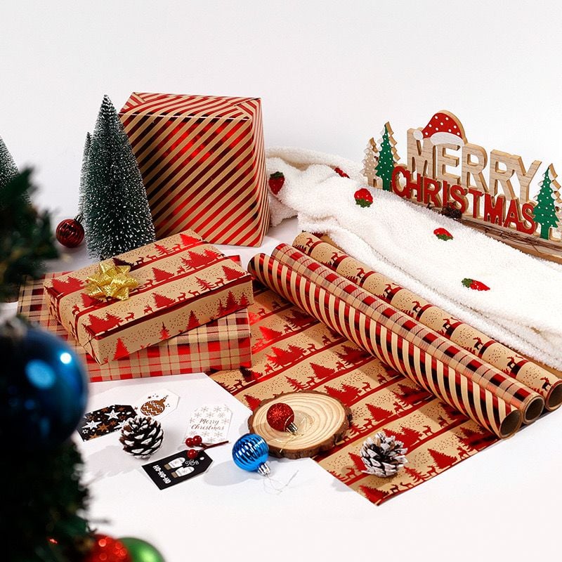  Giấy Gói Quà Giáng Sinh 43x300cm 