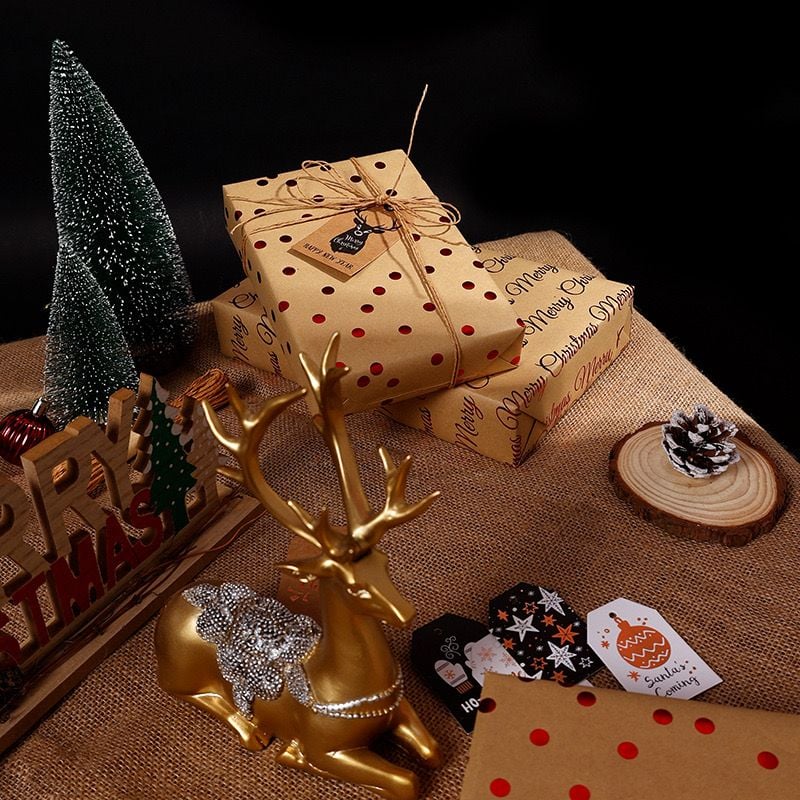  Giấy Gói Quà Giáng Sinh 43x300cm 