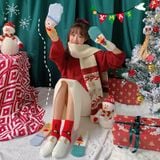  Set 3 Tất Nhung San Hô Christmas 