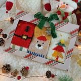  Set 3 Tất Nhung San Hô Christmas 