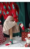  Set 3 Tất Nhung San Hô Christmas 